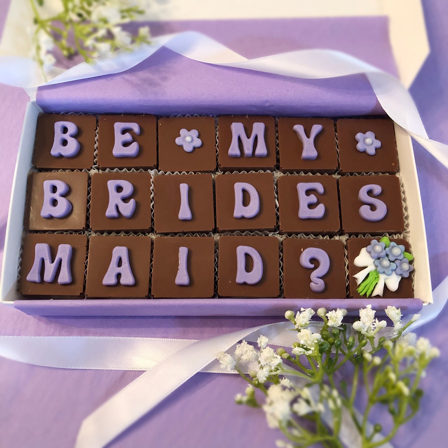 Custom Bridesmaid Proposal Chocolates - Will You Be My Bridesmaid Gift