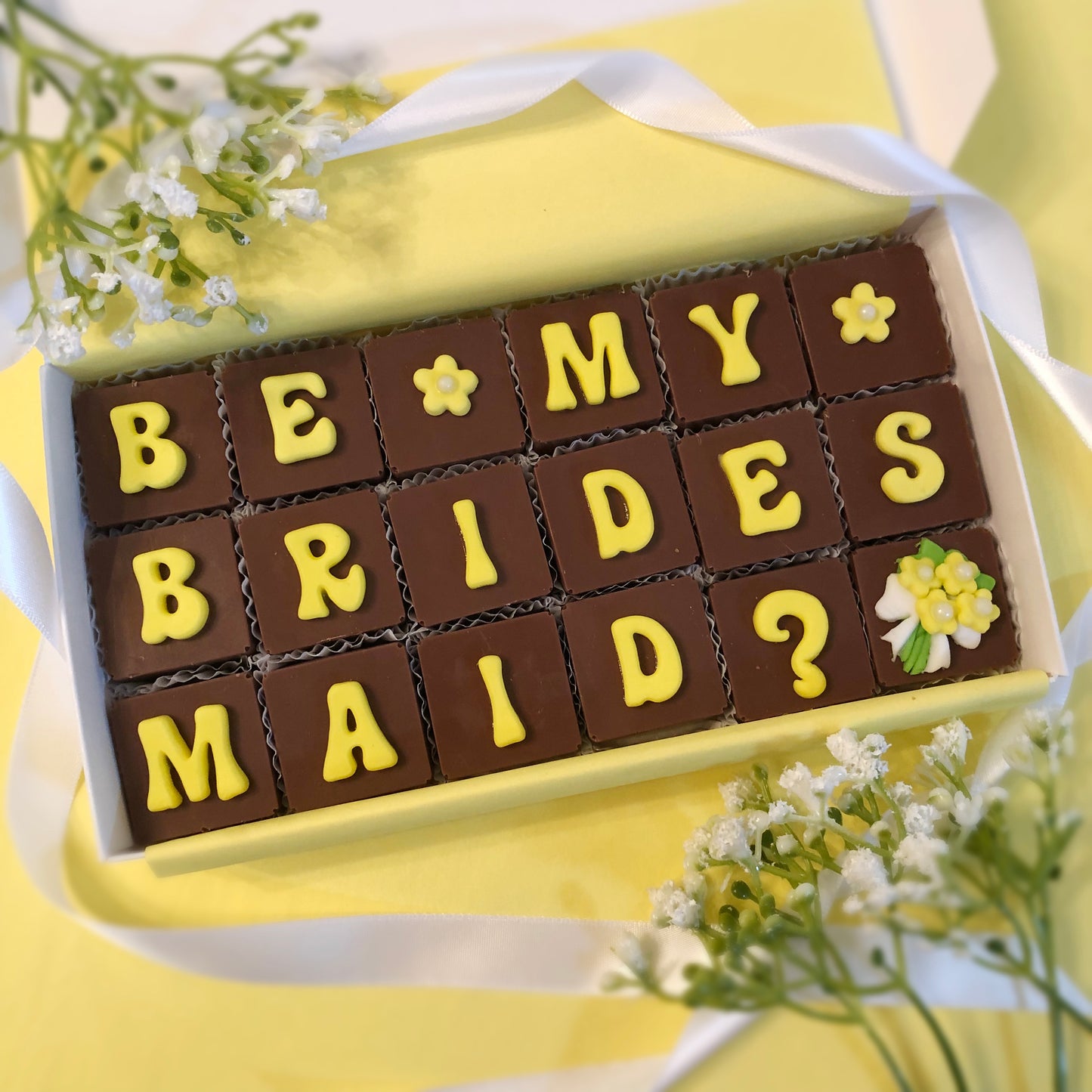 Custom Bridesmaid Proposal Chocolates - Will You Be My Bridesmaid Gift