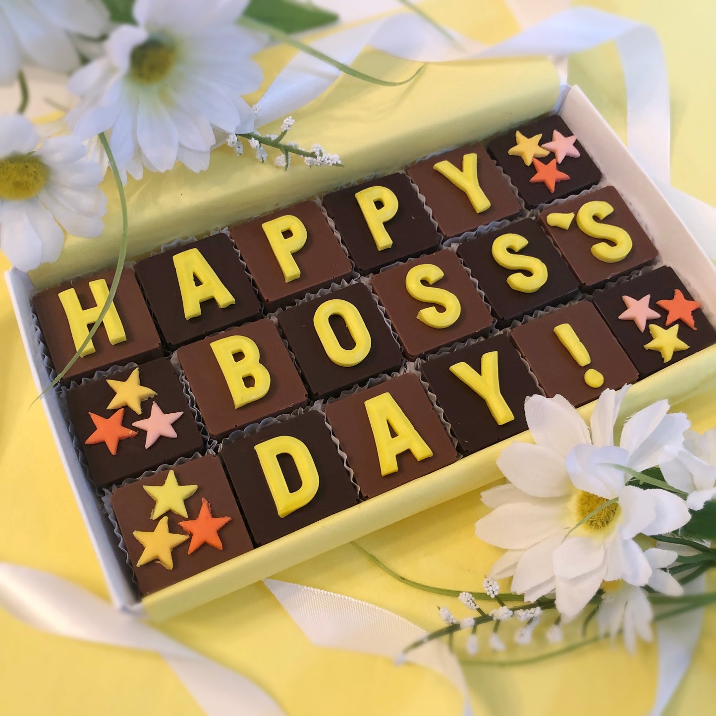 Happy Boss's Day Chocolates - Unique Chocolate Gift for Boss