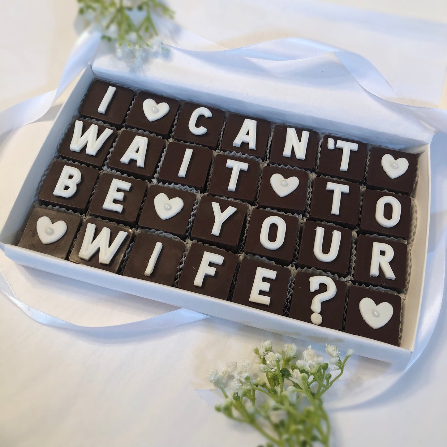 I Can't Wait To Be Your Wife Chocolates - Brides Gift To Groom