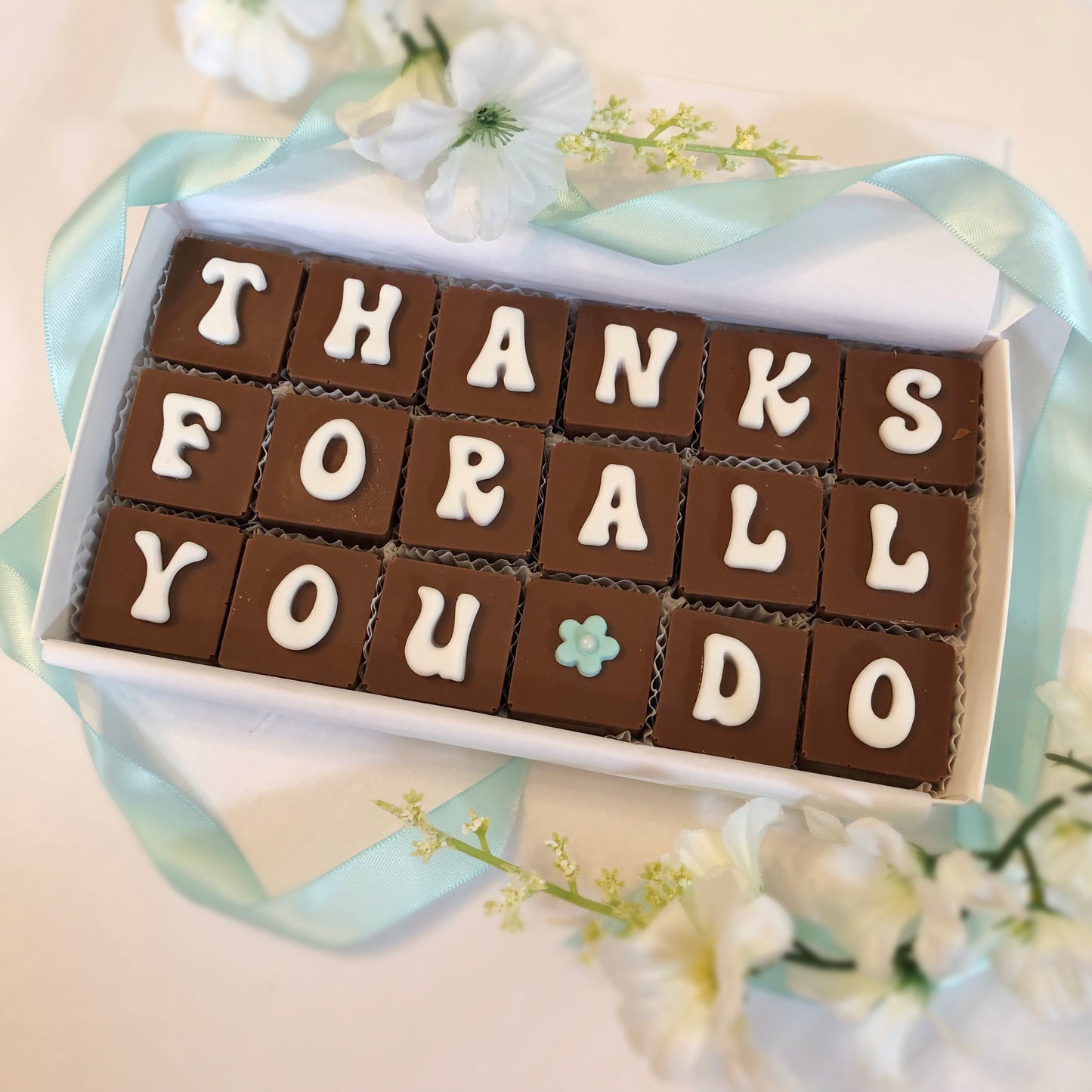 Custom Thanks For All You Do Chocolate Gift - Chocolate Thank You Gift