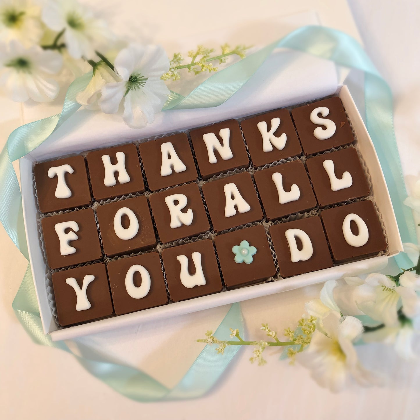 Custom Thanks For All You Do Chocolate Gift - Chocolate Thank You Gift