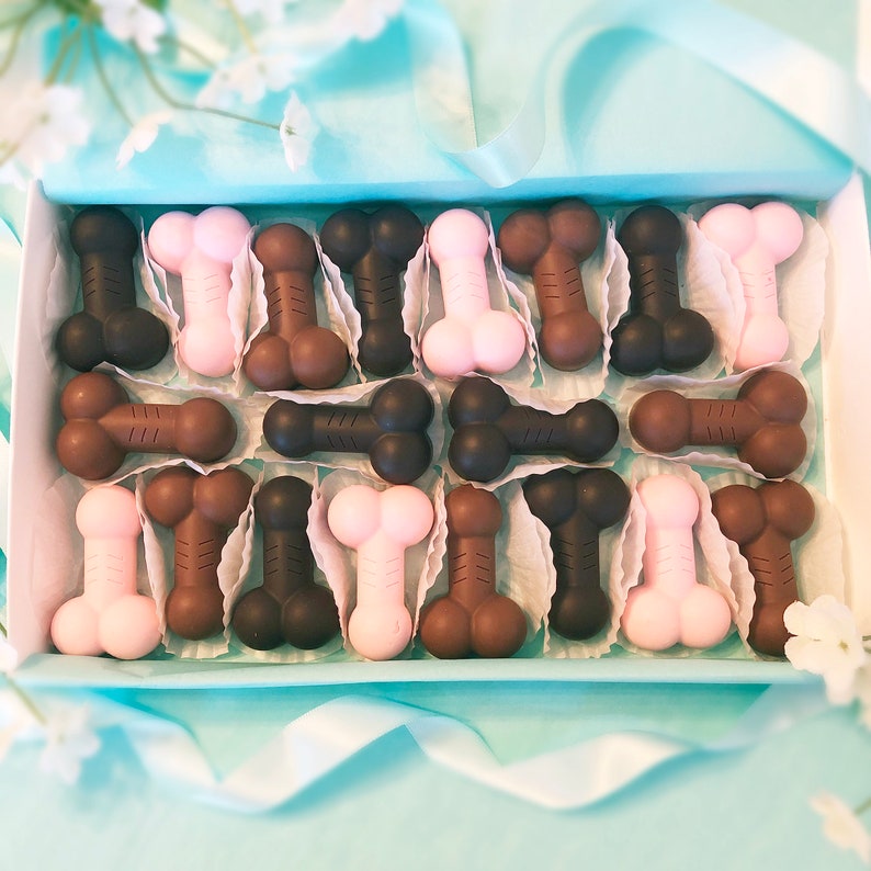 20 Chocolate Bachelorette Party Favors - Naughty Hen Party Favors