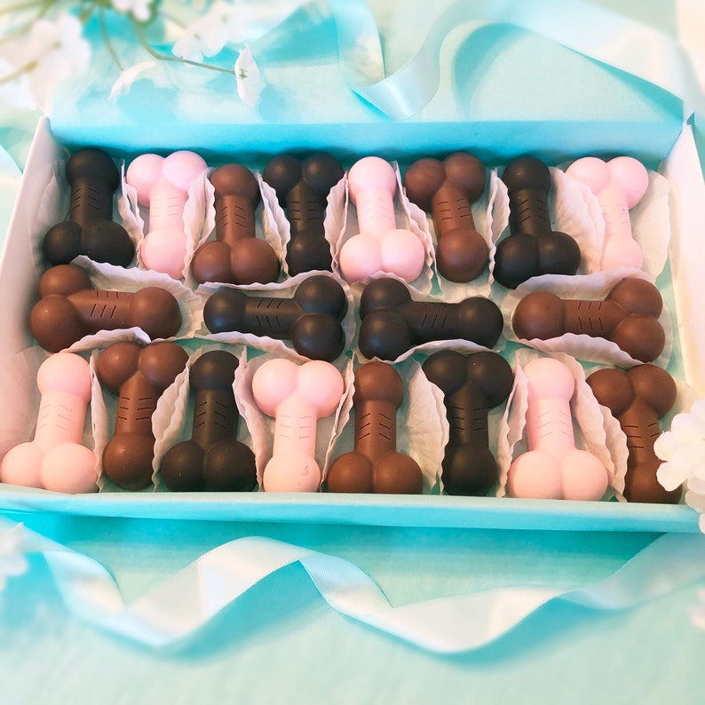 20 Chocolate Bachelorette Party Favors - Naughty Hen Party Favors