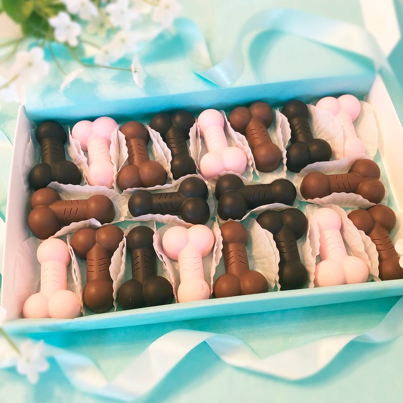 20 Chocolate Bachelorette Party Favors - Naughty Hen Party Favors