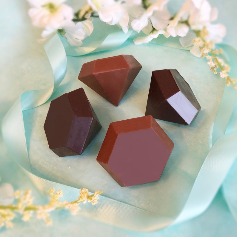 Diamond Shaped Chocolates - Diamond Chocolate Anniversary Gift