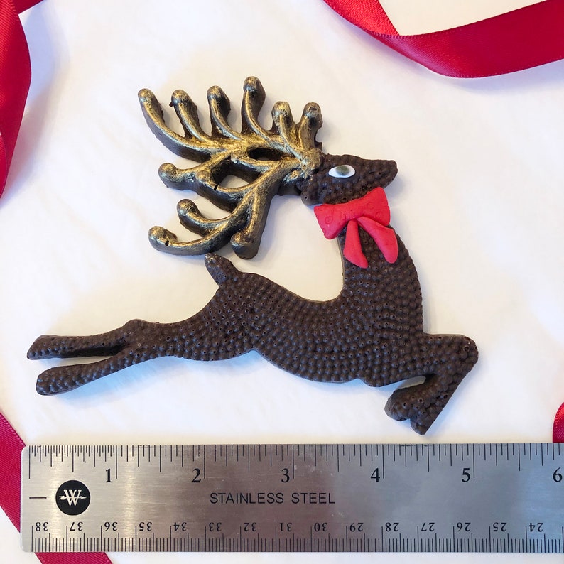 Holiday Chocolate Reindeer and Stars - Christmas Hostess Gift
