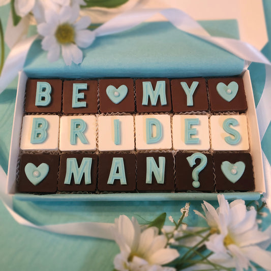 Will You Be My BridesMan Chocolate Proposal Gift- Bridesman Proposal Chocolates