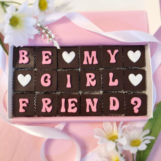 Will You Be My Girlfriend Chocolate Proposal - Chocolate Girlfriend Proposal