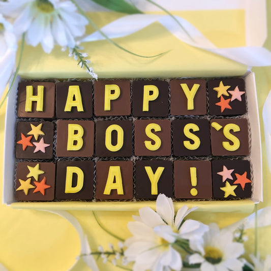 Happy Boss's Day Chocolates - Unique Chocolate Gift for Boss