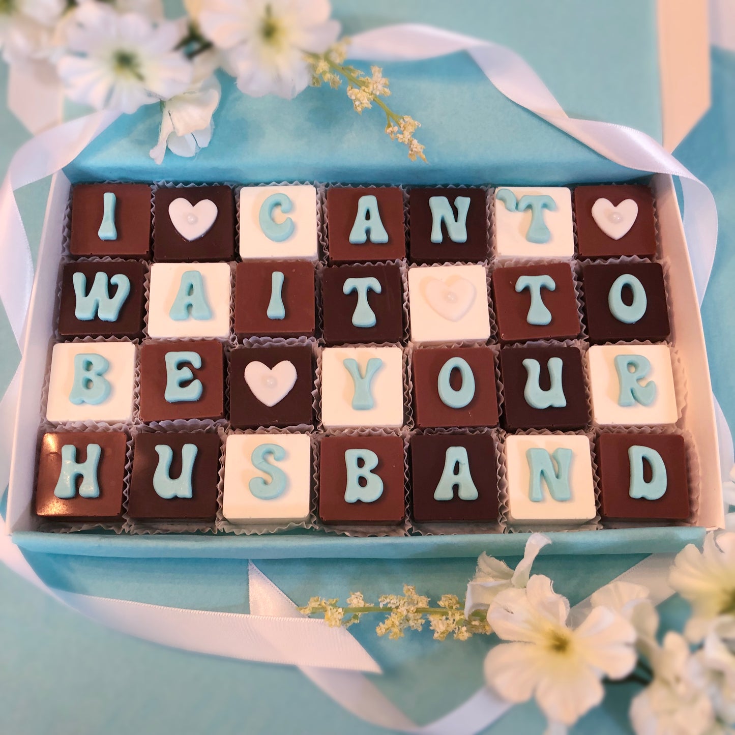 I Can't Wait To Be Your Husband Chocolates - Grooms Gift to Bride