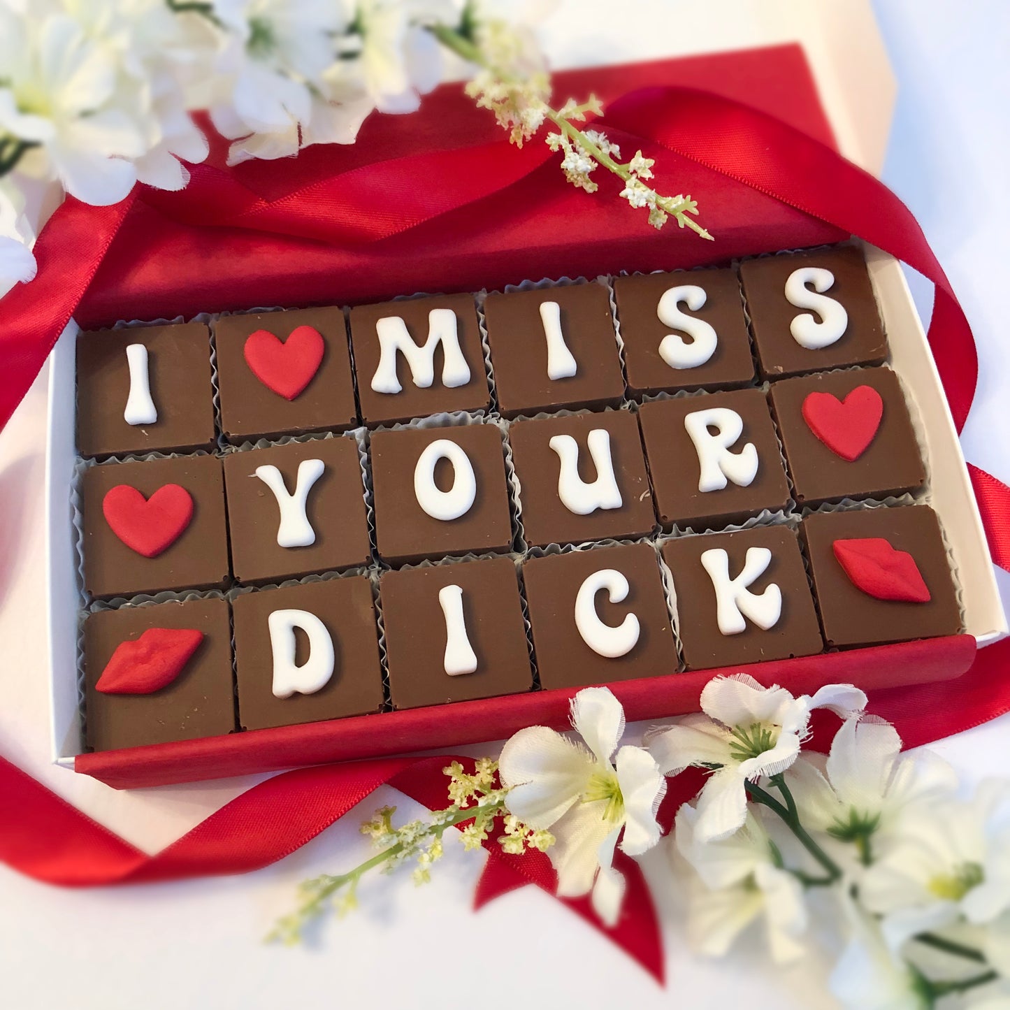 I Miss Your Dick Custom Chocolate Message - Presonalized Sexy Message Chocolates