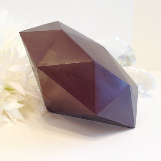 Giant Solid Chocolate Diamond - Large Diamond Shaped Anniversary Gift
